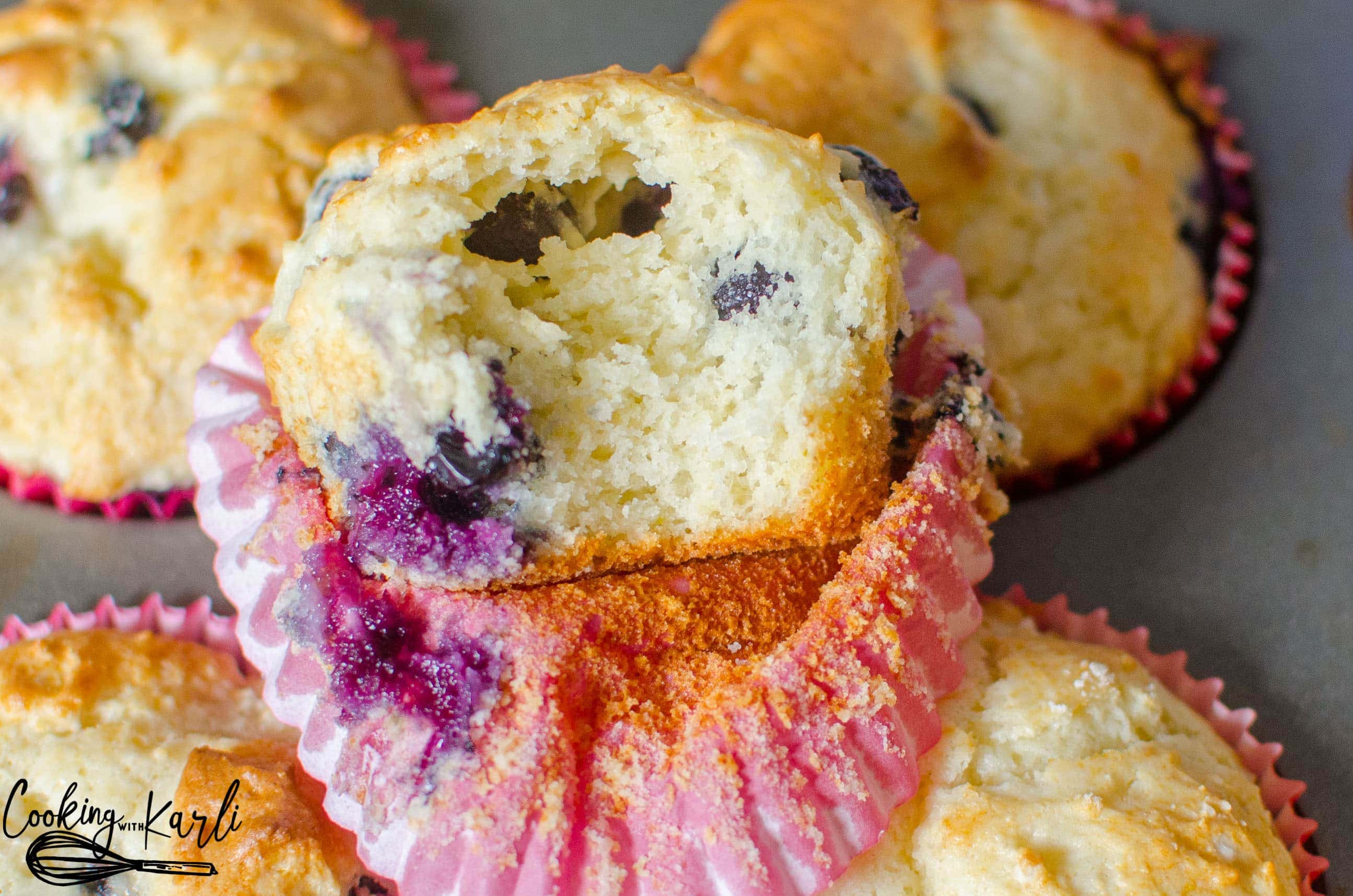 how to make blueberry muffins using pancake mix