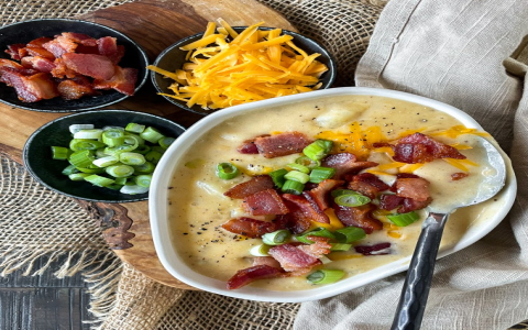 Creamy & Delicious: Crockpot Loaded Potato Soup with Cream Cheese