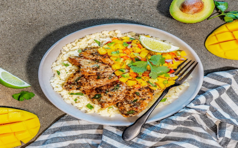 Need a Quick Dinner? This Cilantro Lime Chicken with Mango Salsa Is Ready in Minutes, and Is a Crowd Pleaser