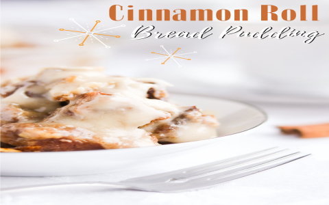 cinnamon roll bread pudding made from leftover pastries