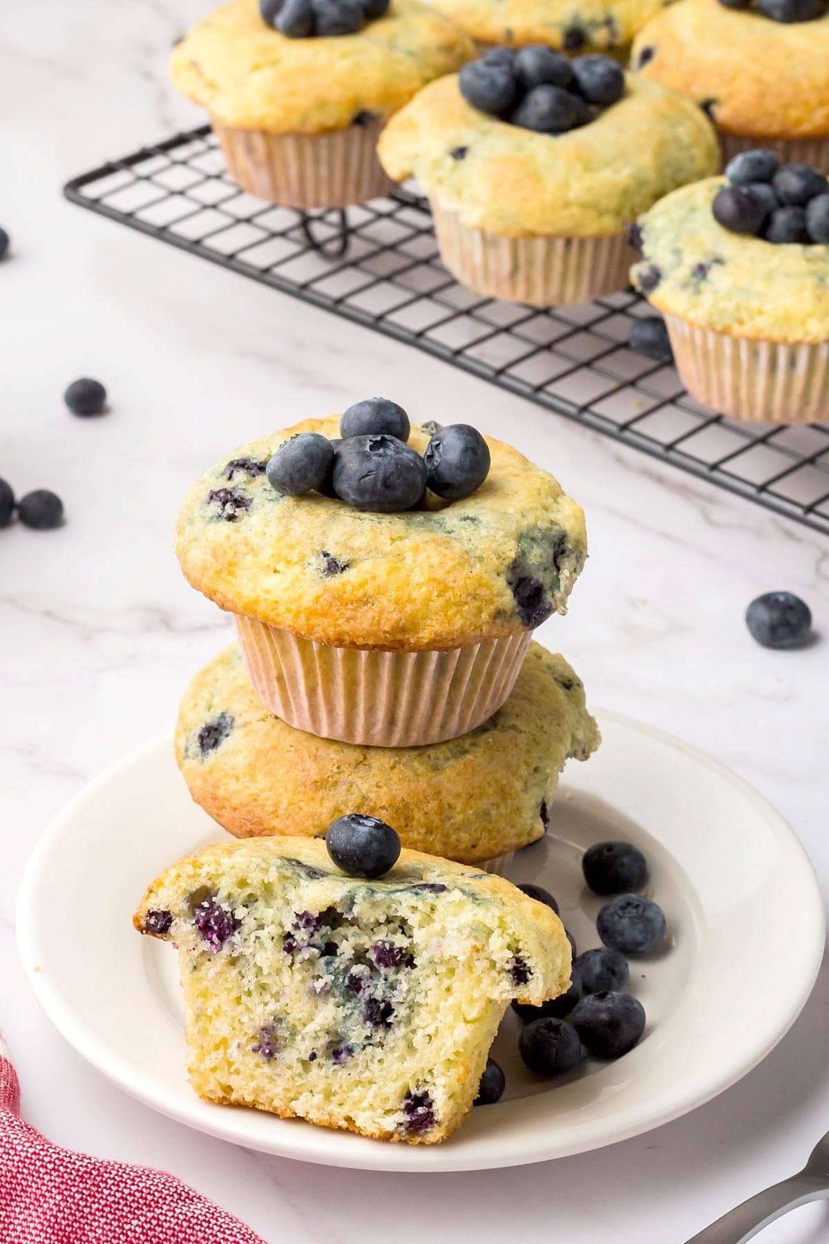 Fluffy Blueberry Muffins Made with Pancake Mix: Bake in Minutes