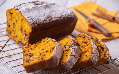 spiced cake mix pumpkin loaf