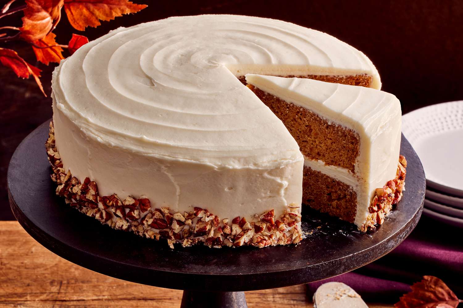 sweet potato dessert topped with savory cream cheese frosting