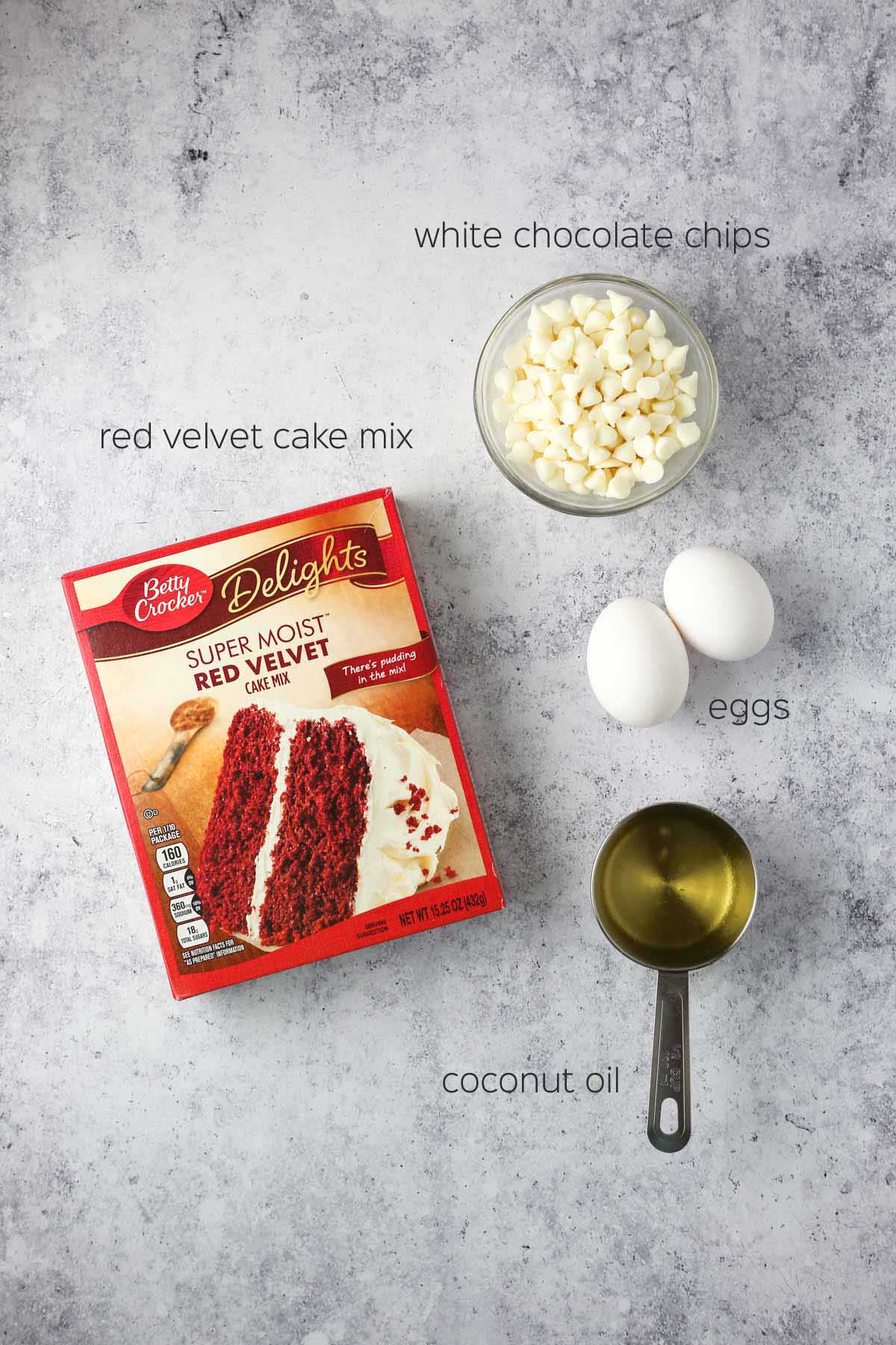brownies made with betty crocker red velvet cake mix