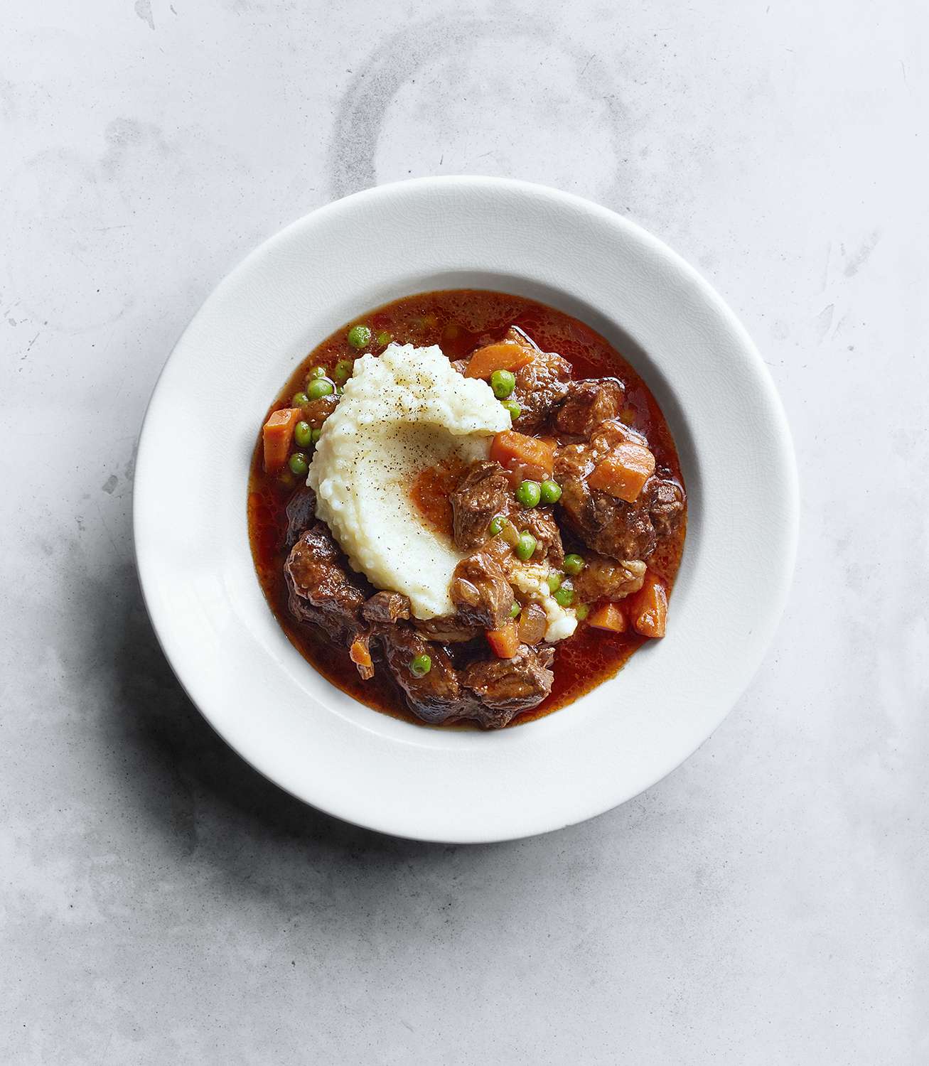 slow cooker shepherd's pie with quick mashed potatoes