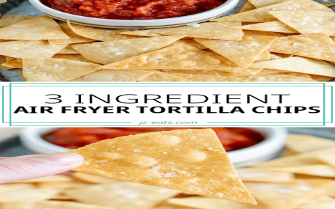air fryer flour tortilla chips recipe