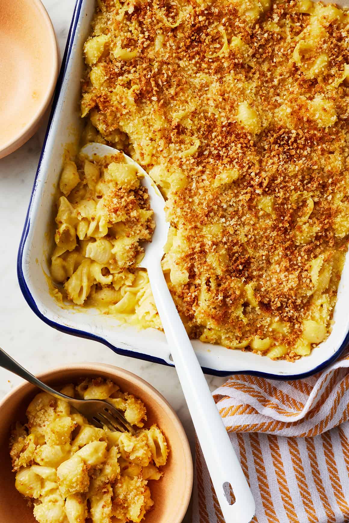 butternut squash mac and cheese with a light touch