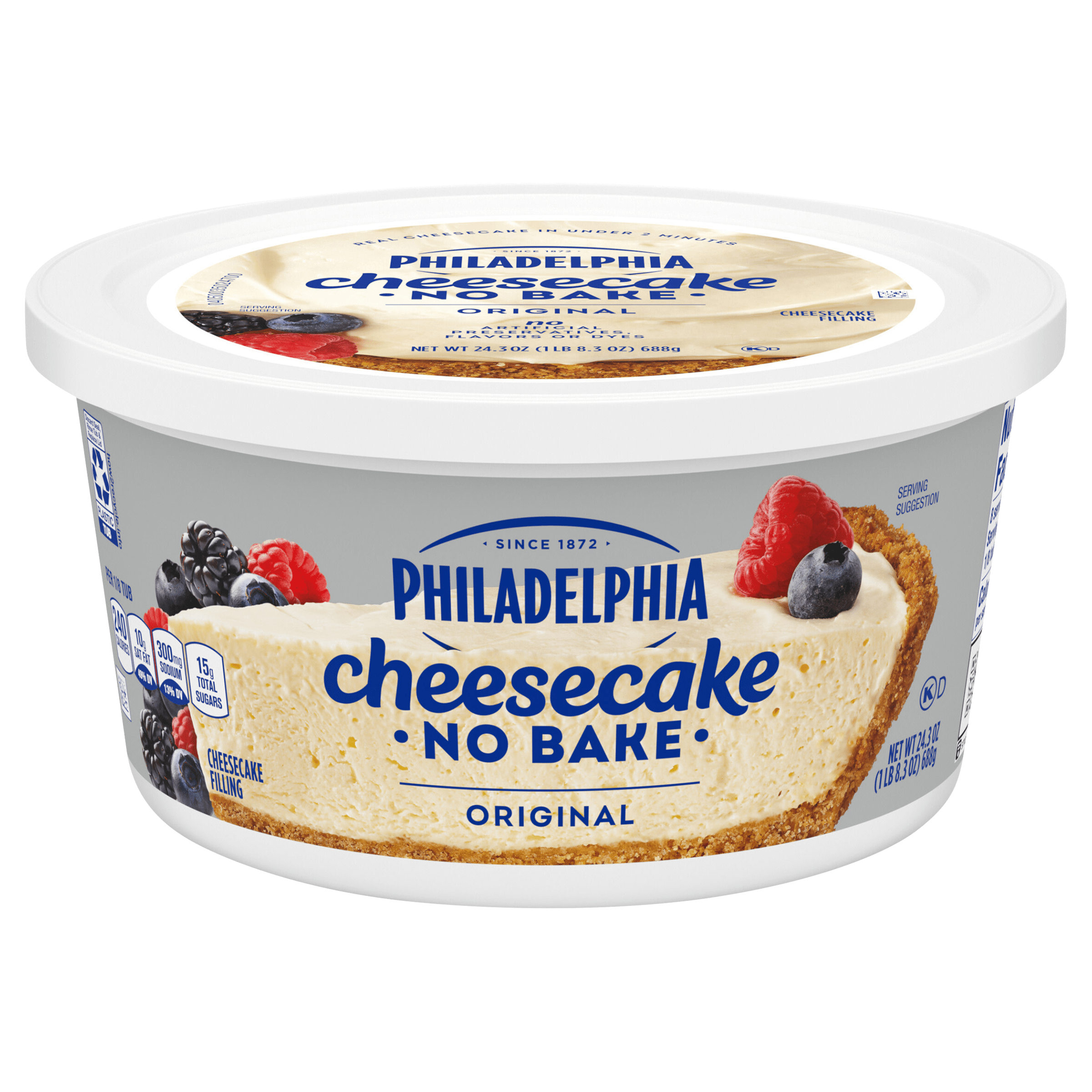 local options for no bake philadelphia cheesecake filling