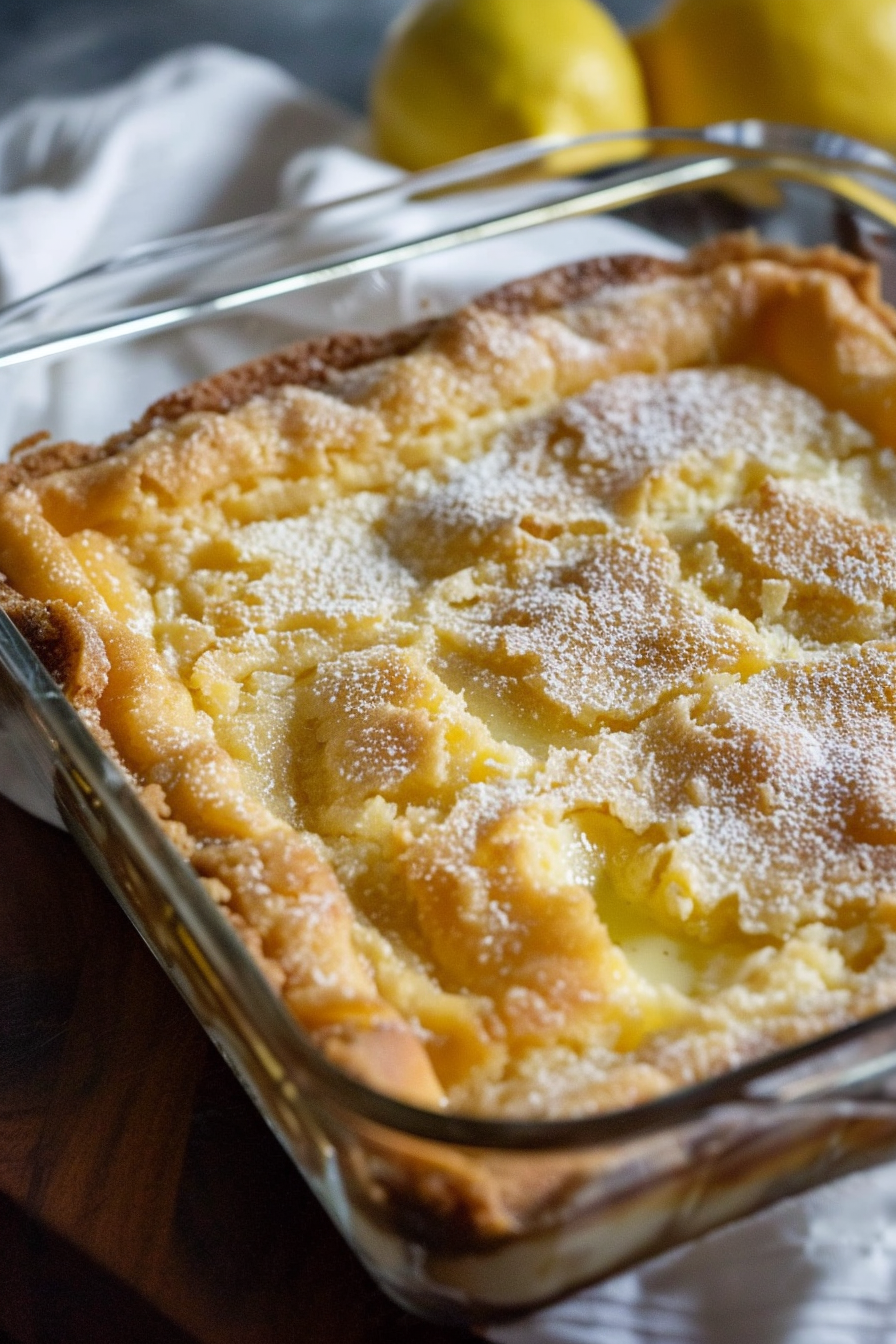 lemon cheesecake dump dessert recipe