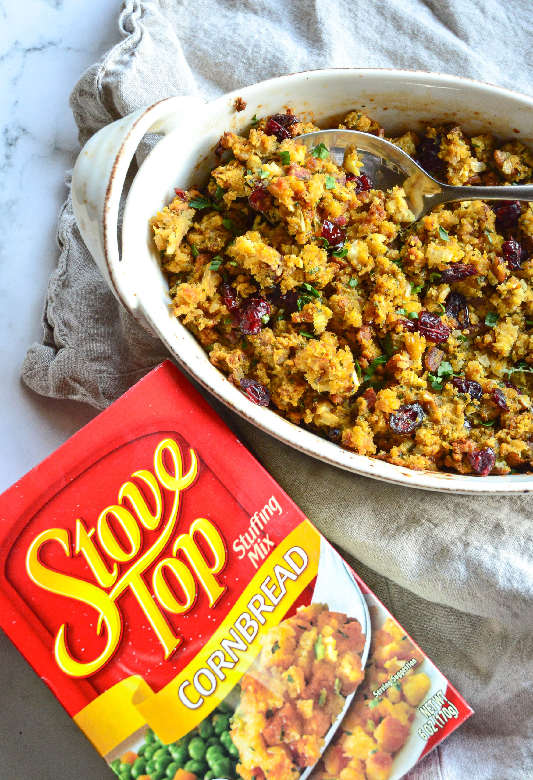 ways to enhance stove top cornbread stuffing