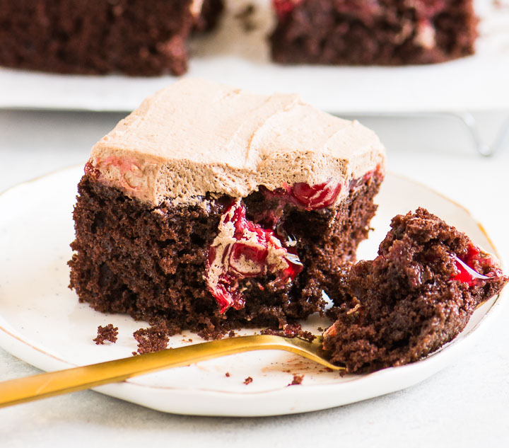 cherry dessert using cake mix and condensed milk