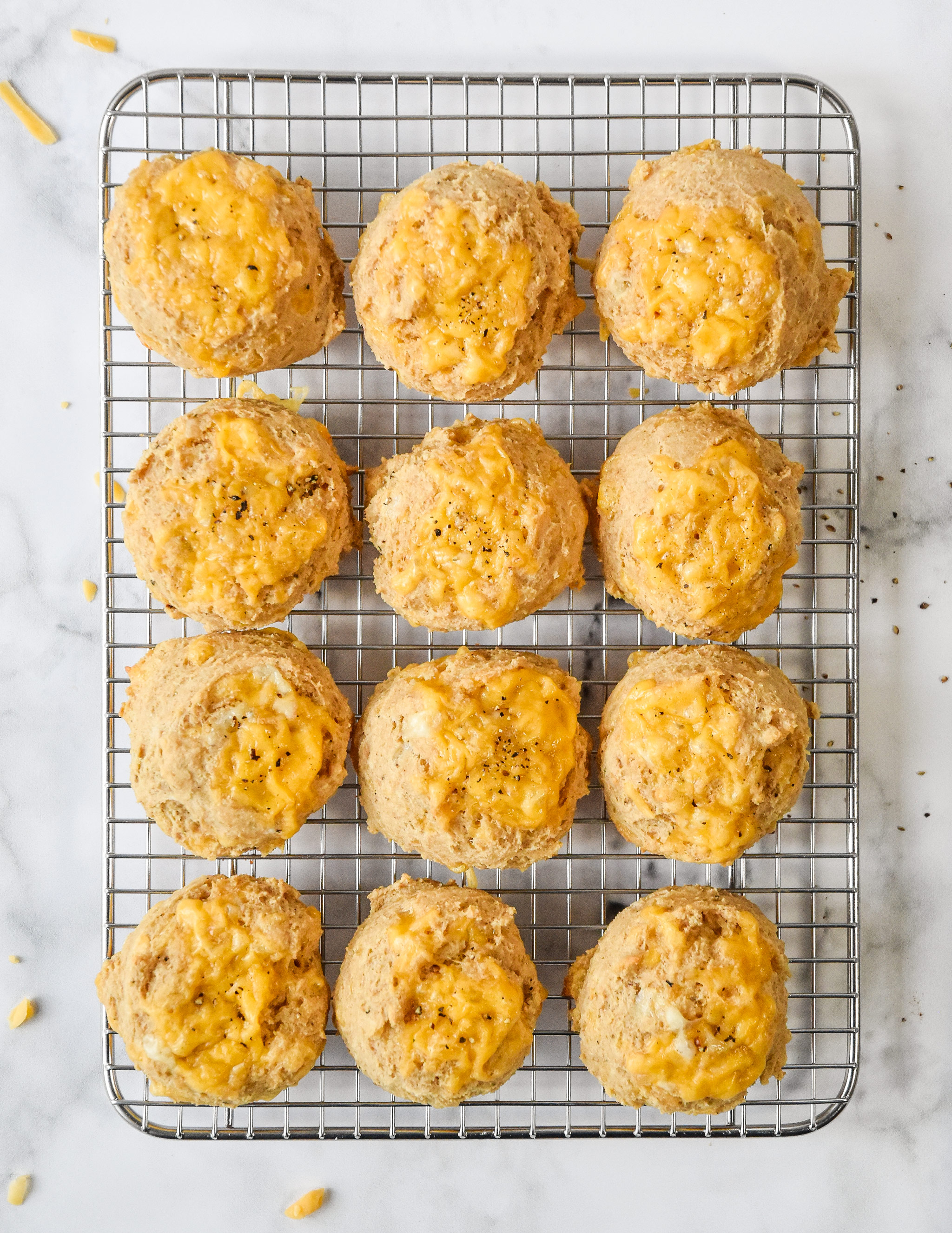 using krusteaz pancake mix to create drop biscuits