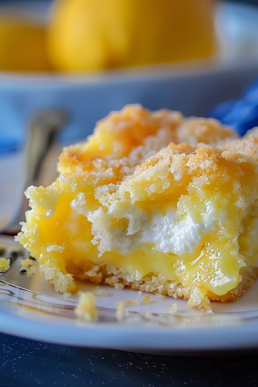 lemon cheesecake dump dessert recipe