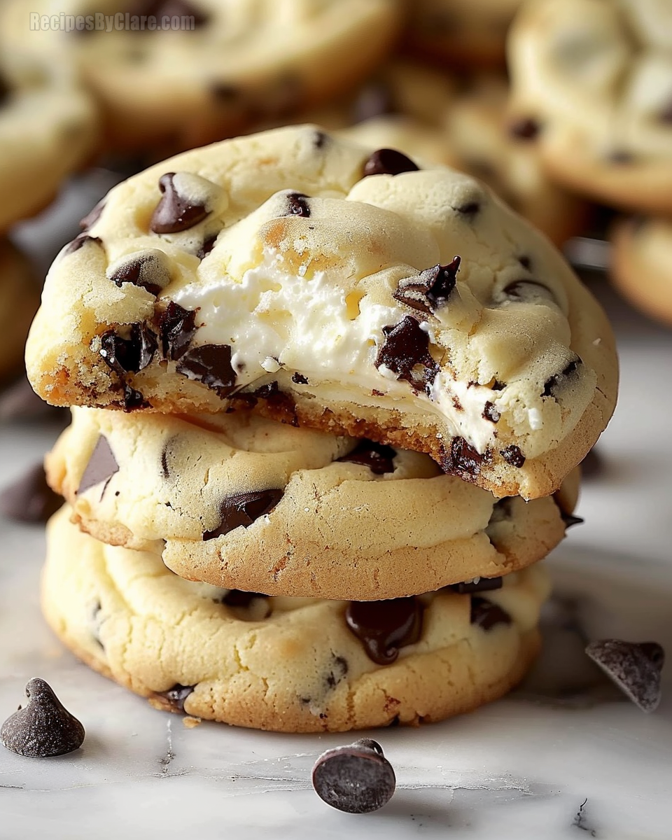 recipe for cookies with chocolate chip cheesecake