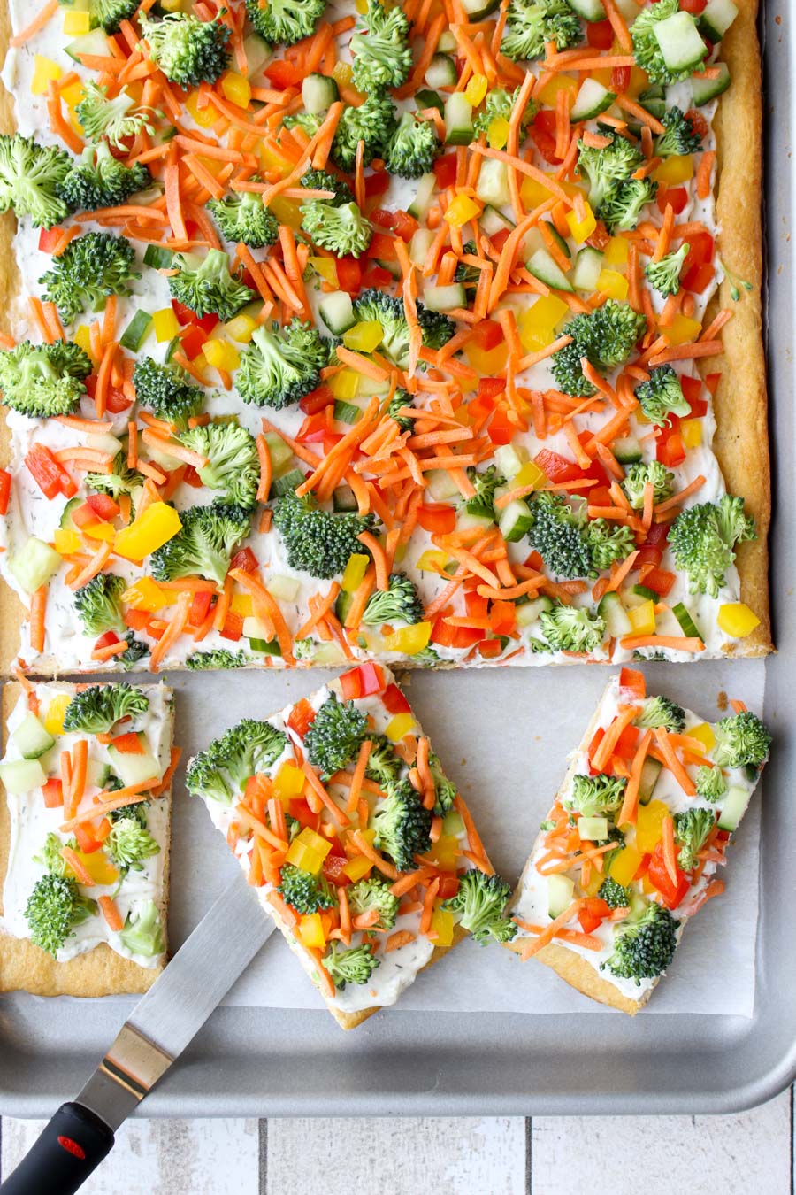 crescent roll veggie squares recipe