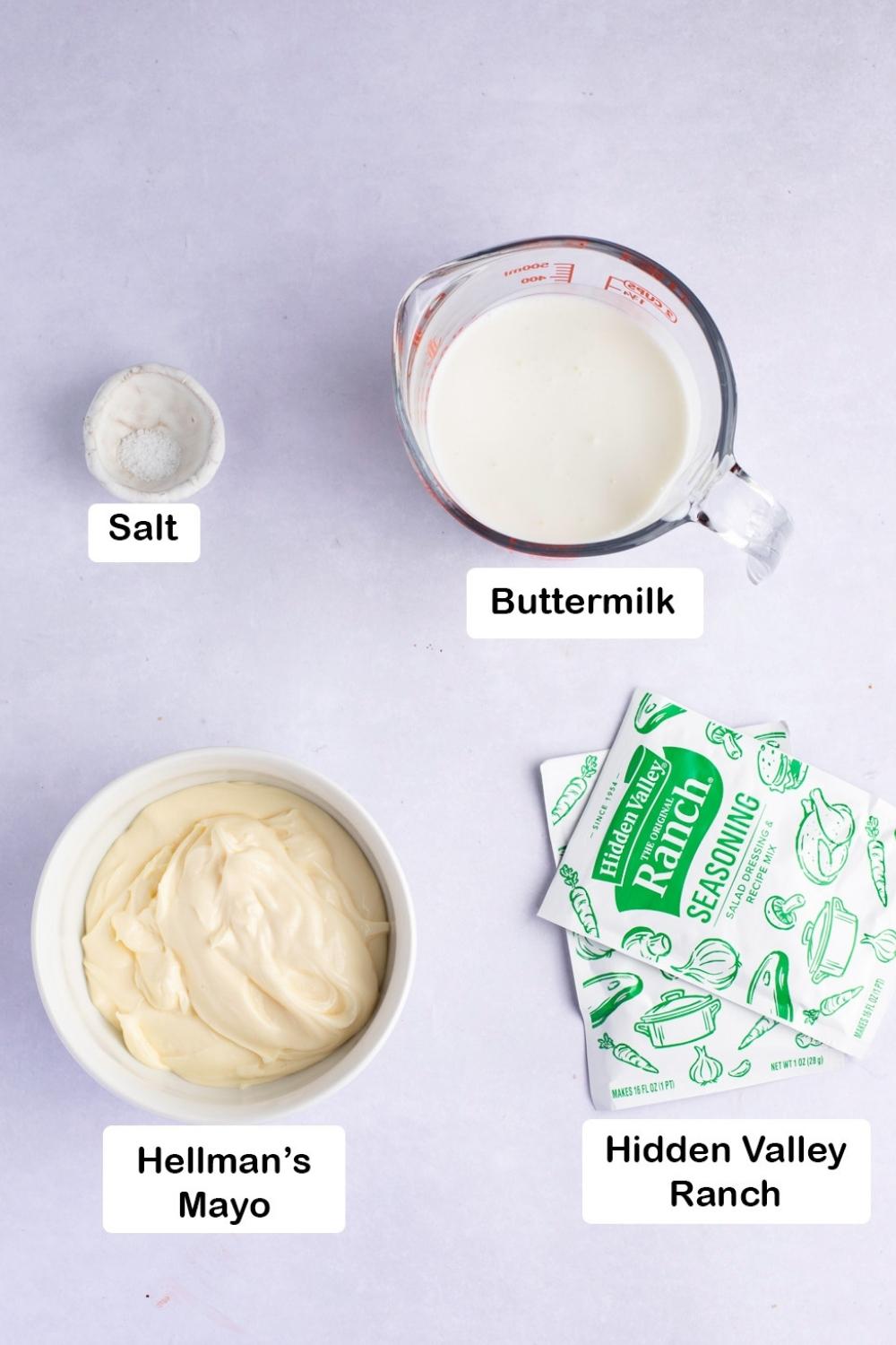 how to make wingstop ranch without using buttermilk