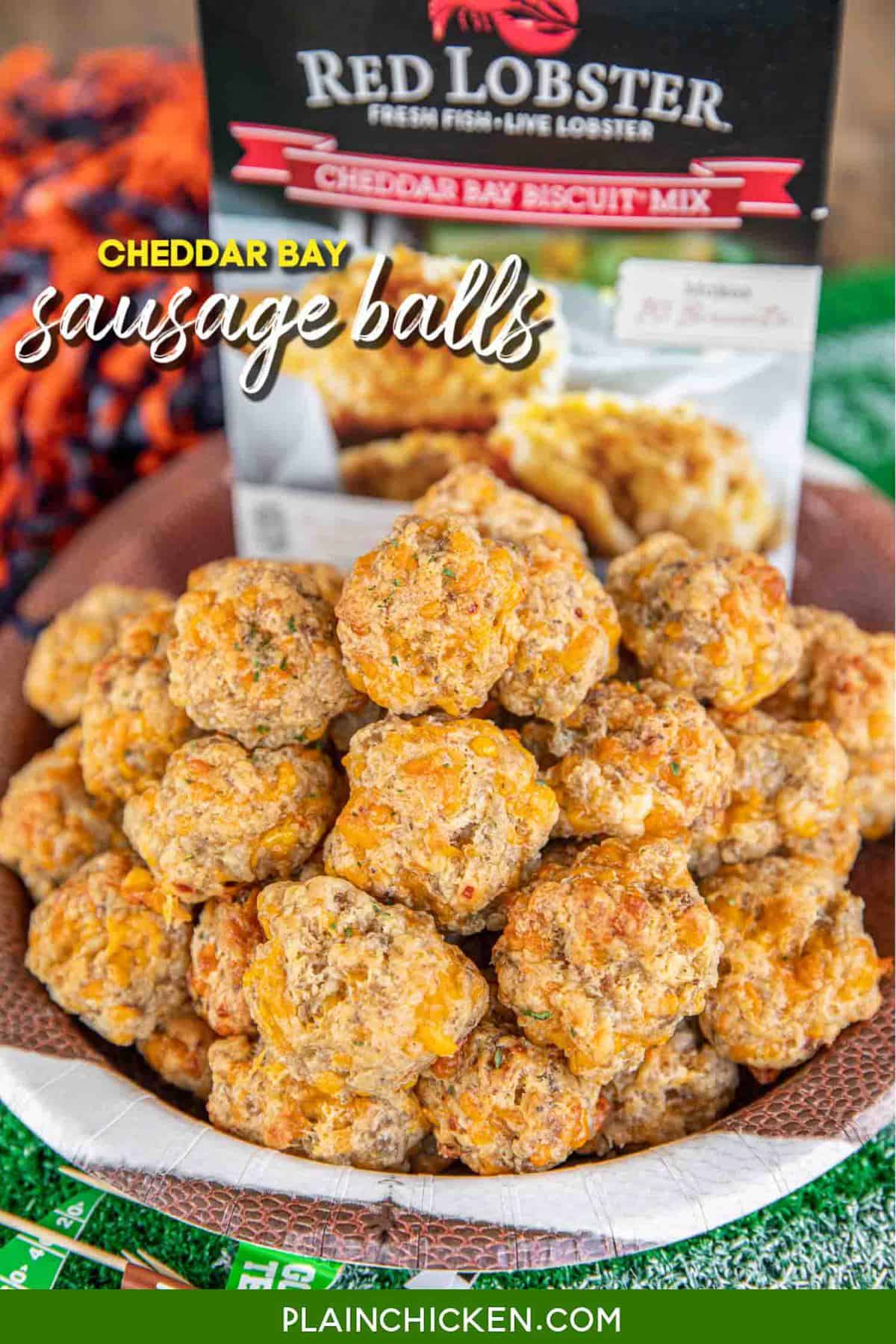 cream cheese sausage bites with red lobster biscuit blend