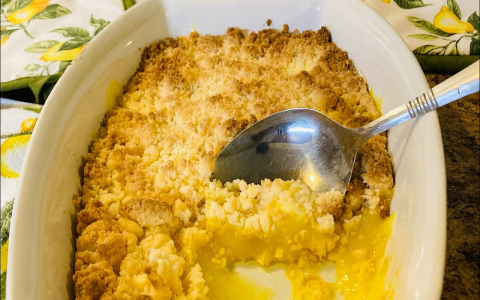 lemon cheesecake dump dessert recipe