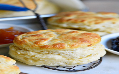 simplified no-milk biscuits using all-purpose flour
