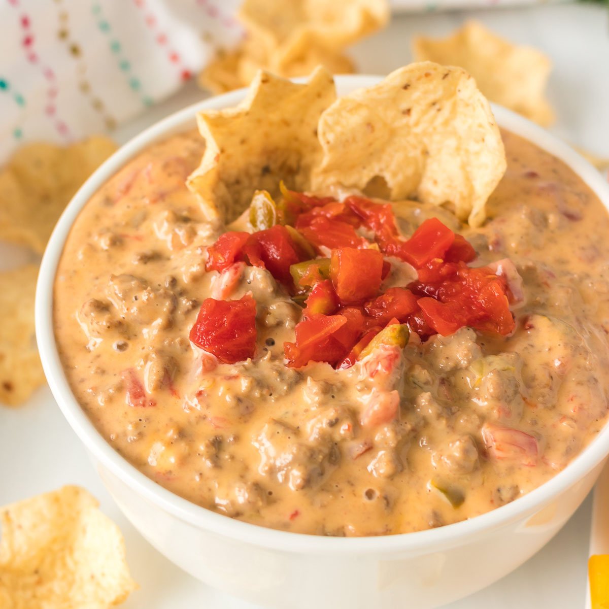 Velveeta Cheese Dip with Ground Beef Recipe Perfect for Your Next Party