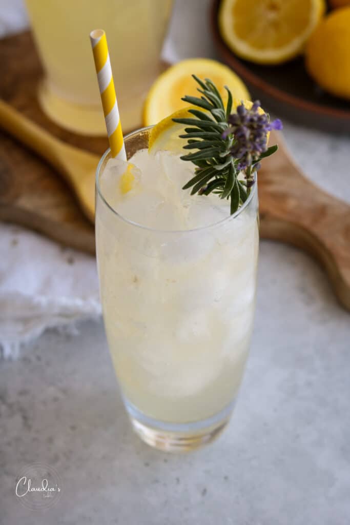 ideal lavender syrup quantity for lemonade