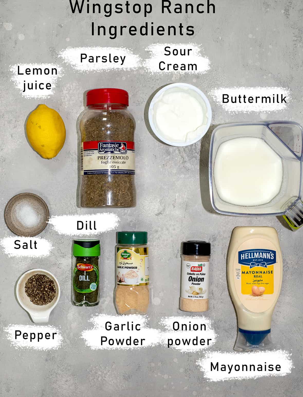 how to make wingstop ranch without using buttermilk