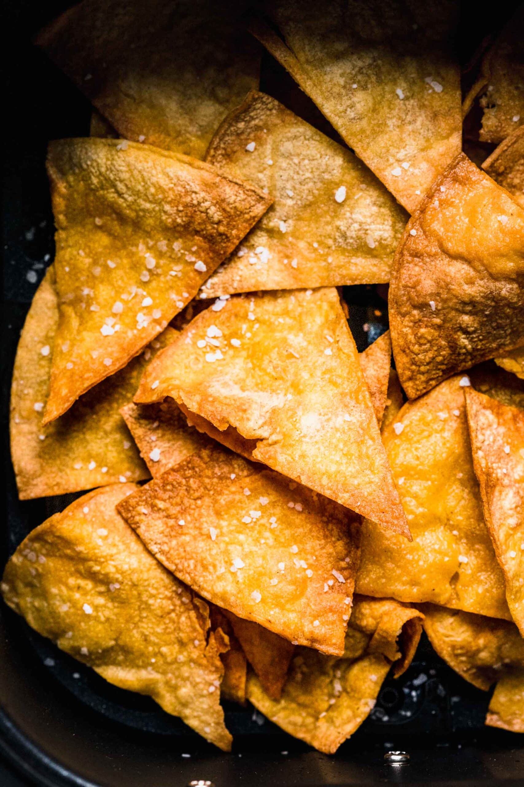 air fryer flour tortilla chips recipe
