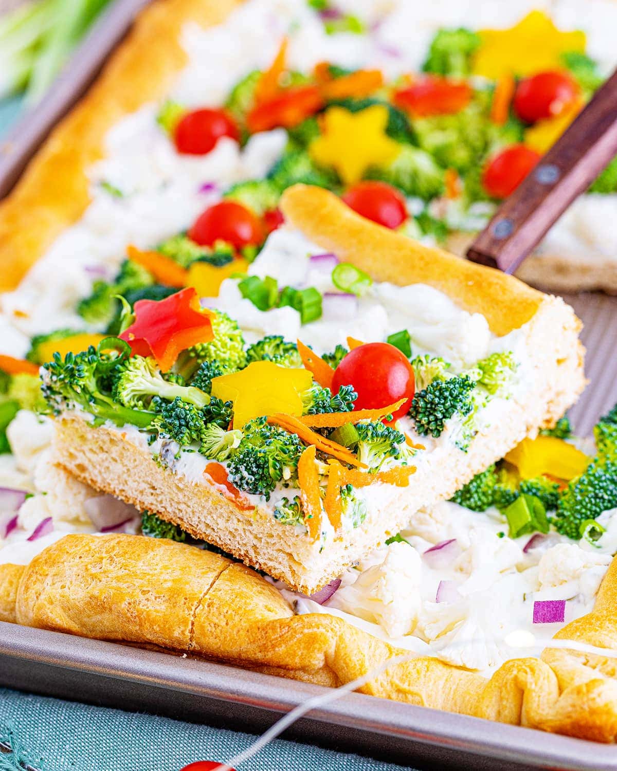crescent roll veggie squares recipe