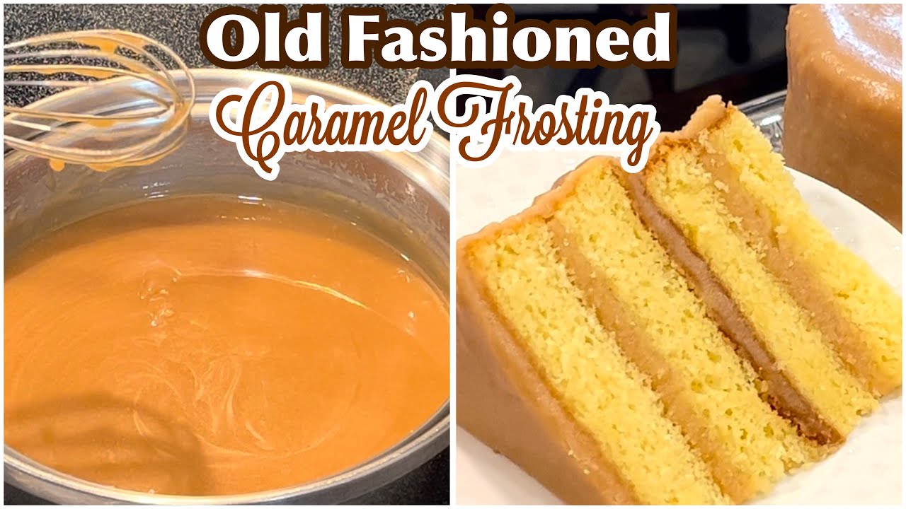 classic caramel frosting using evaporated milk
