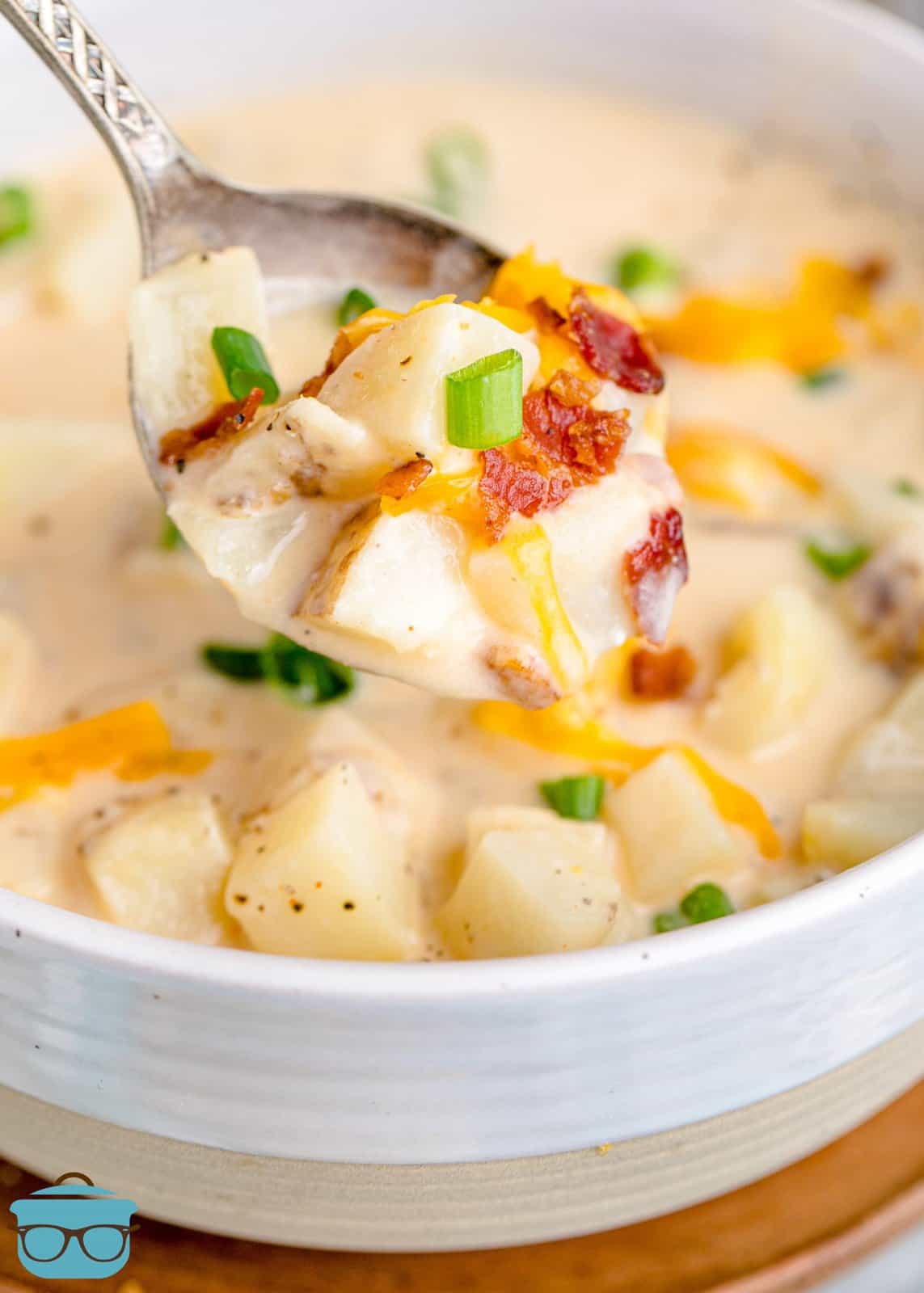 slow cooker potato soup using frozen diced potatoes