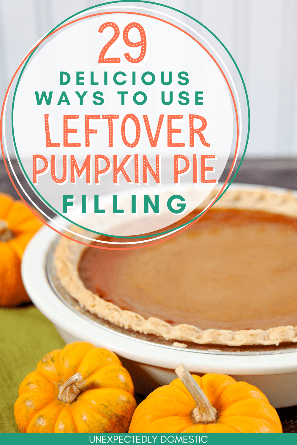 creative uses for excess pumpkin pie filling