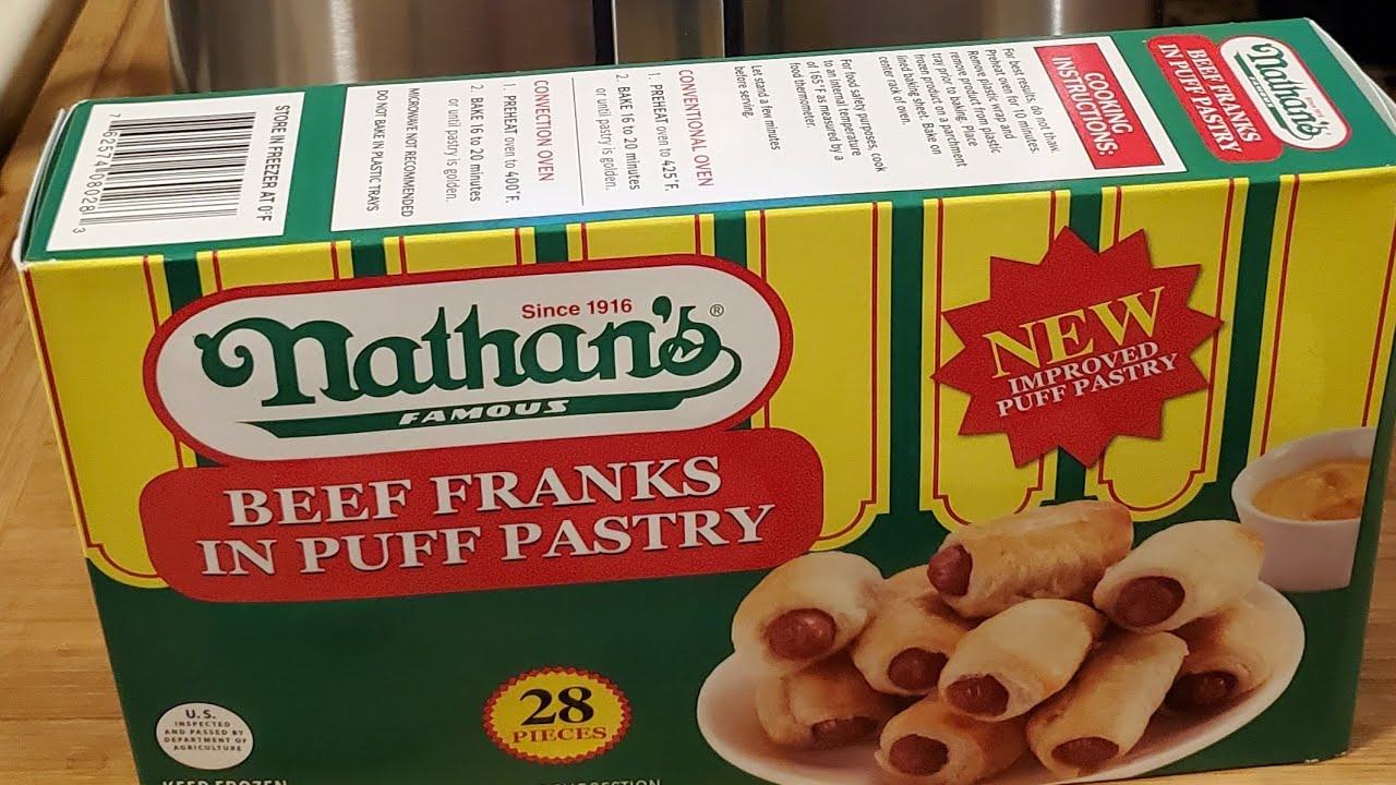 How to Cook Nathans Beef Franks in Puff Pastry in an Air Fryer