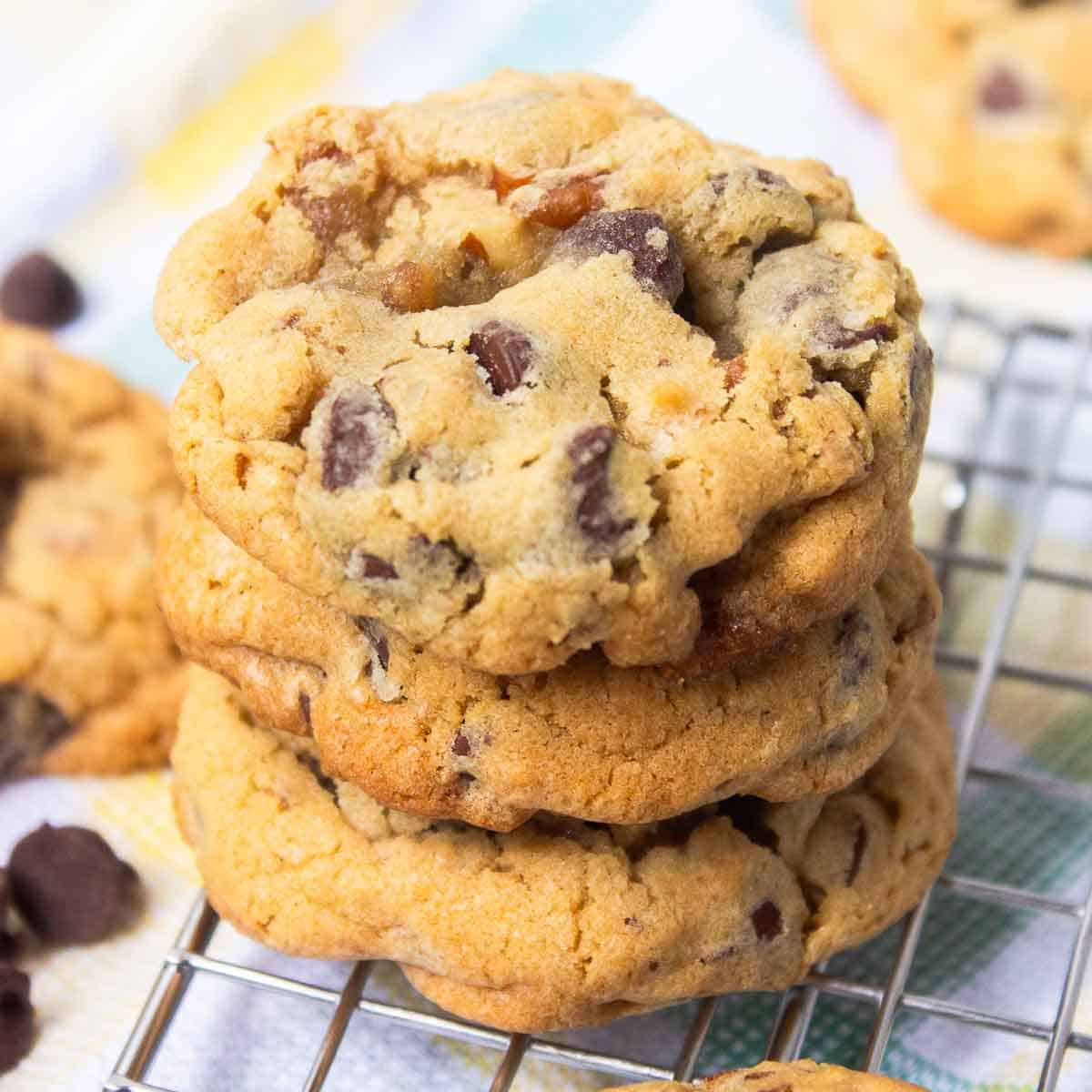 chocolate chip cookies with butter-flavored crisco