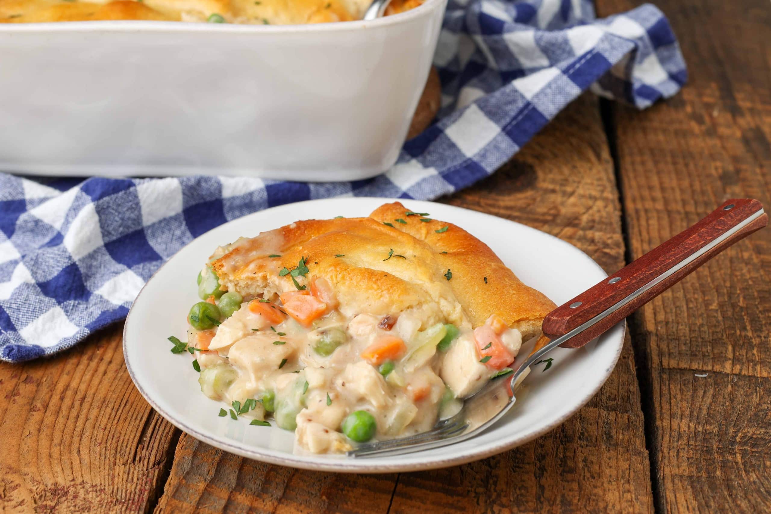 Quick chicken pot pie recipe with croissant dough: A delicious and satisfying meal(Make it tonight)