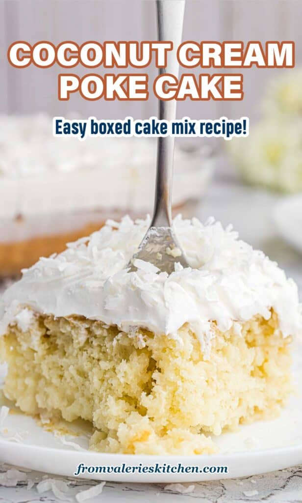 How to Make Coconut Poke Cake Without Coconut Cream