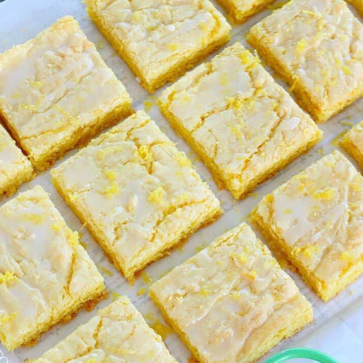 lemon dessert with boxed white cake mix without pudding