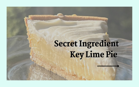 a guide to making key lime pie without using condensed milk