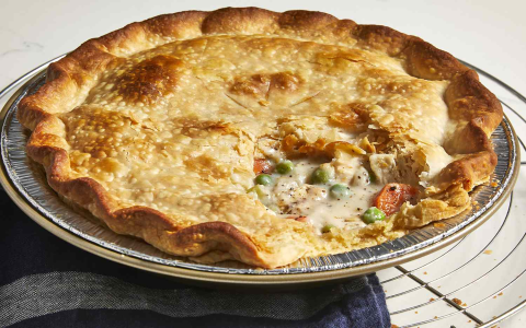 creamy chicken soup pasta pot pie made simple