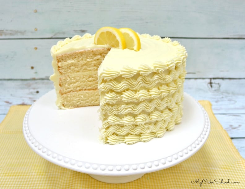 lemon dessert with boxed white cake mix without pudding
