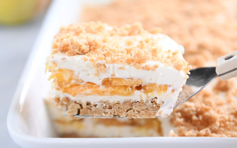 Blueberry Lasagna Graham Cracker Crust: The Perfect Dessert for Summer.
