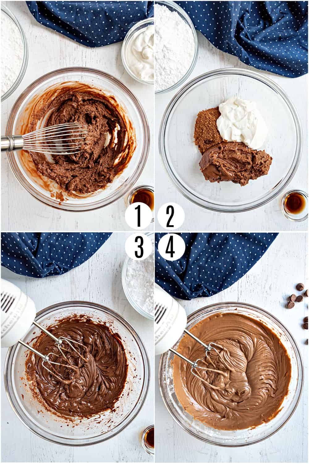 creamy cocoa powder frosting with sour cream