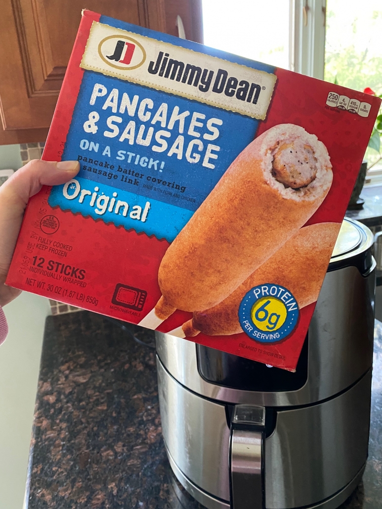 Pancake and Sausage on a Stick Air Fryer Time How Long to Cook