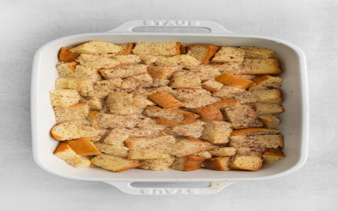 simmered cream cheese french toast bake