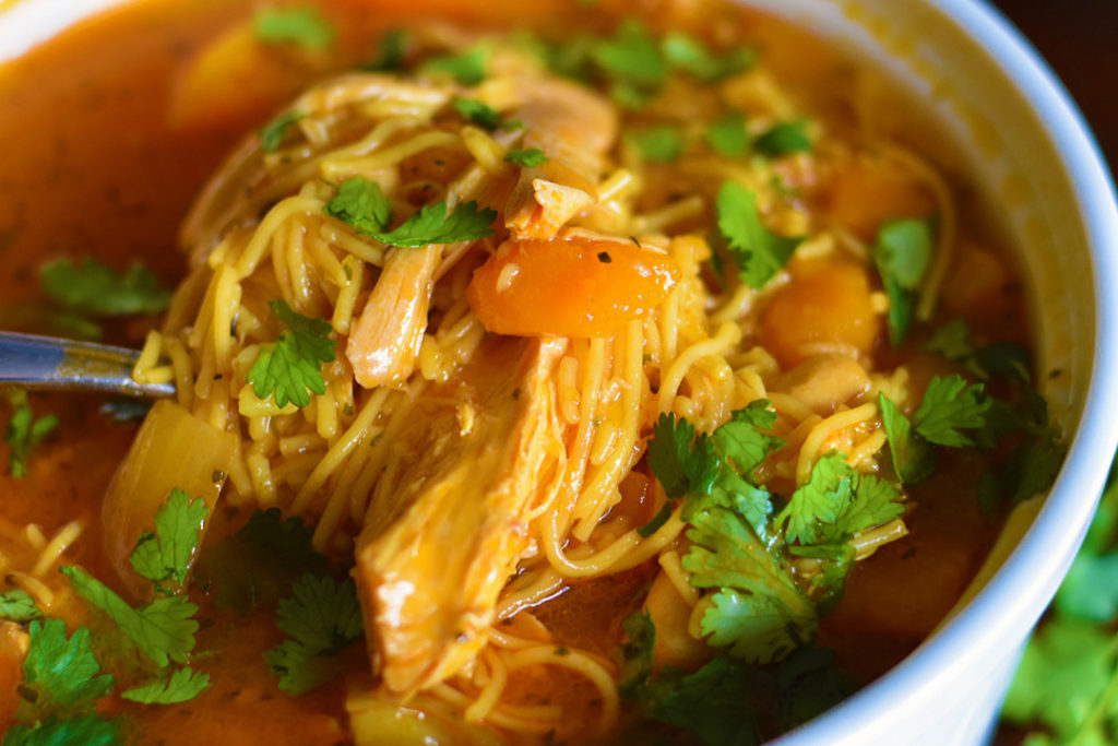 authentic puerto rican chicken noodle soup