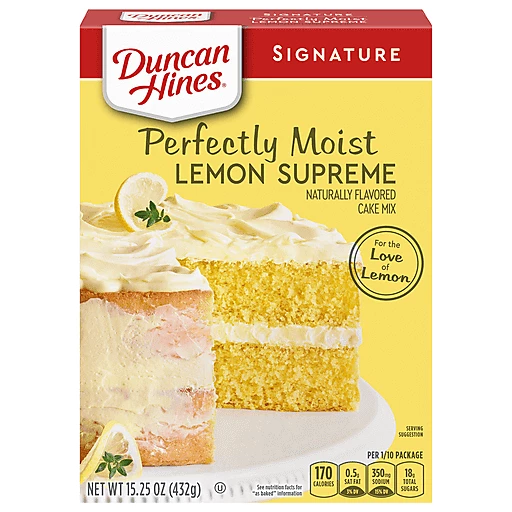 lemon pudding infused duncan hines cake