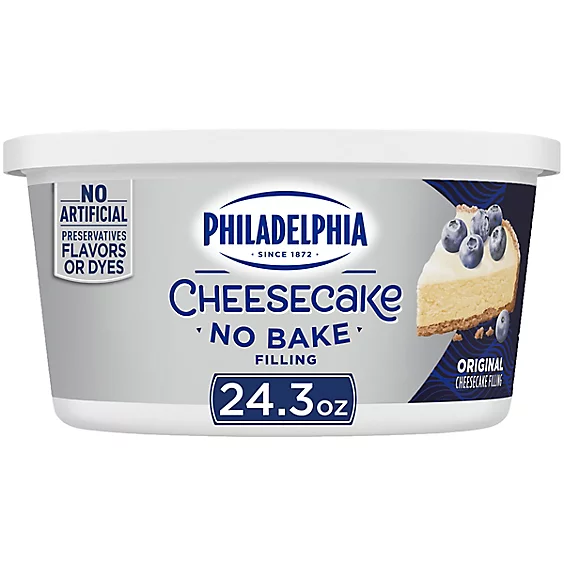 local options for no bake philadelphia cheesecake filling