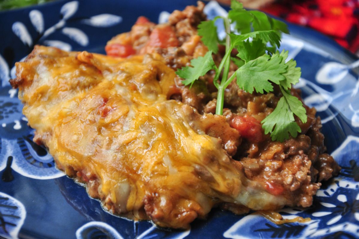Creamy Mexican Casserole with Cream of Mushroom Soup