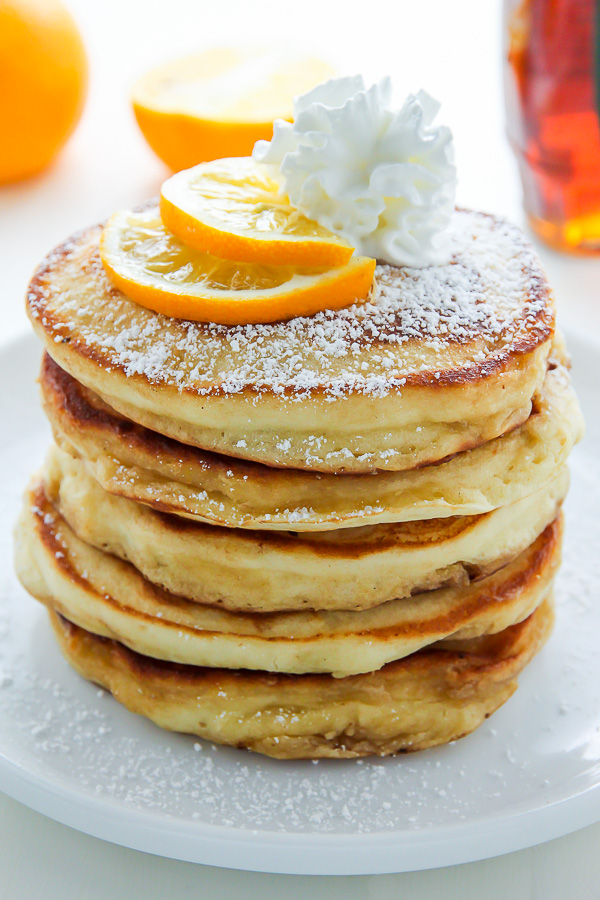 fluffy lemon ricotta hotcakes using mix