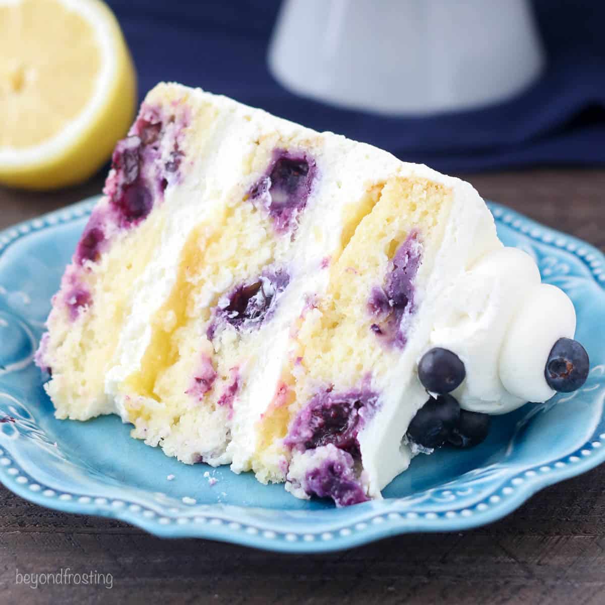 Easy Blueberry Lemon Mascarpone Cake Recipe: Make This Tasty Cake in No Time