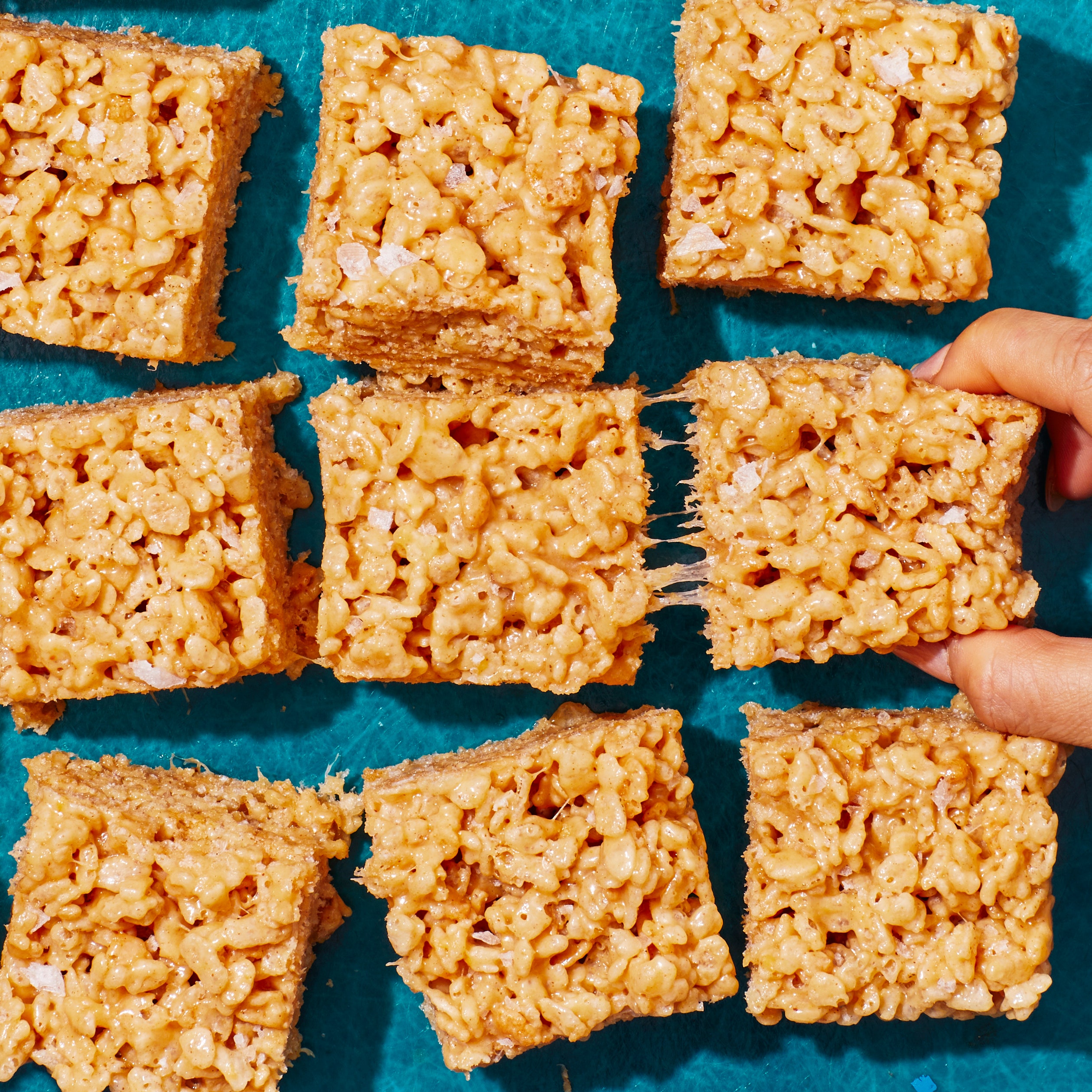 classic peanut butter rice krispies treats